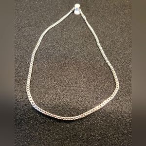 18" 4 mm solid 925 sterling silver cuban link chain